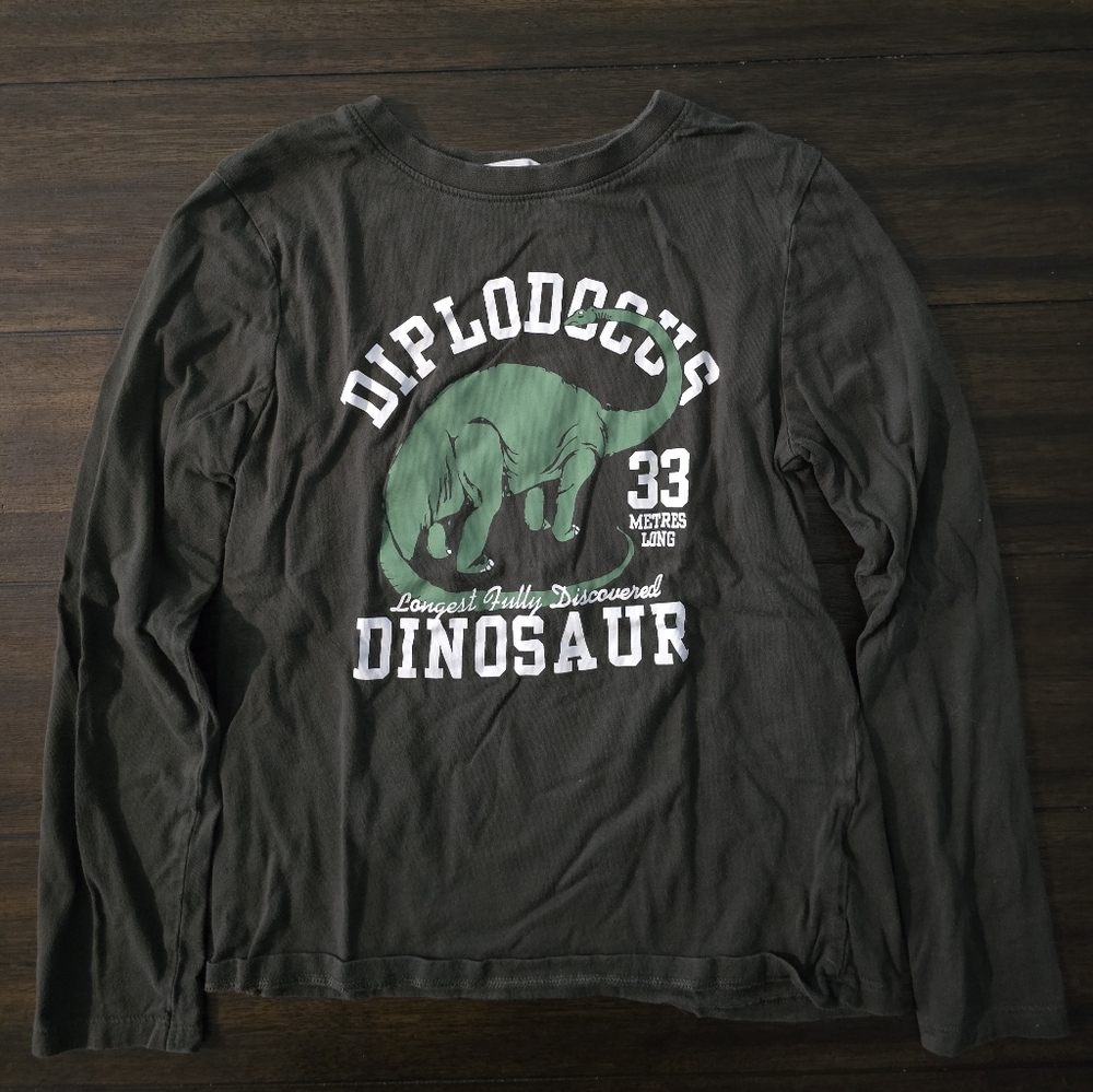 H&M Green Long Sleeve Tees